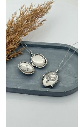 گردنبند استیل ( فولاد ) طوسی زنانه استیل (فولاد) ganispe - کد 937459802