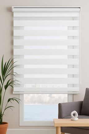 پرده کشوئی سفید Zebra NetworkAvm - کد 719284458