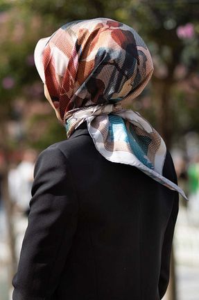 روسری فیروزه ای İpek Tivil Vissona - کد 654882415