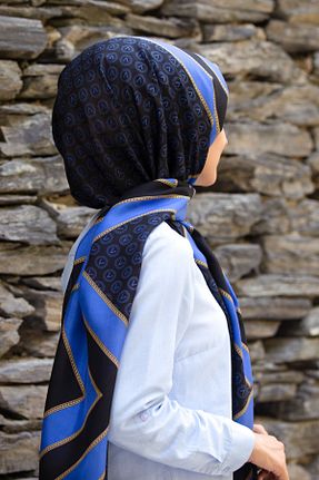 شال سرمه ای زنانه Vissona - کد 270688511