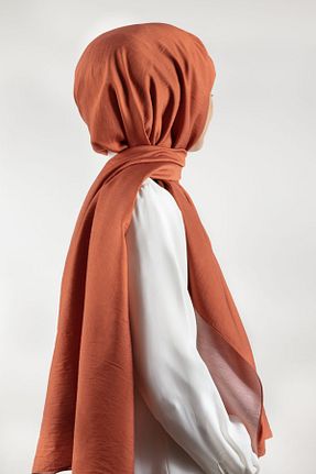 شال قهوه ای زنانه Medine İpeği Vissona - کد 635912663