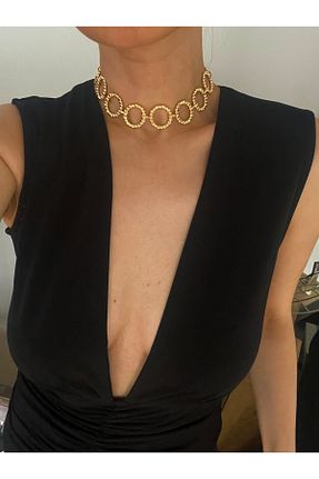 چوکر زرد Hoop jewelery - کد 928645332