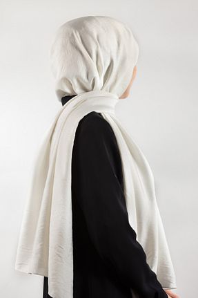شال بژ زنانه Medine İpeği Vissona - کد 635913050