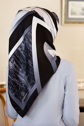 روسری مشکی 90 x 90 Vissona - کد 70287834
