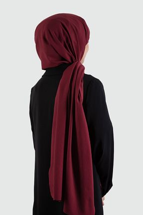 شال زرشکی زنانه پنبه ای Vissona - کد 730372614