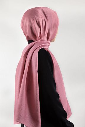 شال صورتی زنانه Medine İpeği Vissona - کد 635911804