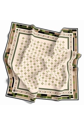 روسری سبز پلی استر VİOLLA - کد 682235513