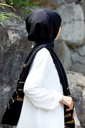 شال مشکی زنانه Vissona - کد 934736490