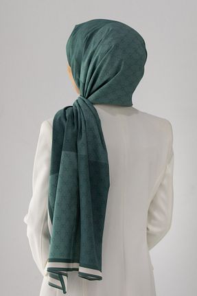شال فیروزه ای زنانه Medine İpeği Vissona - کد 830098539