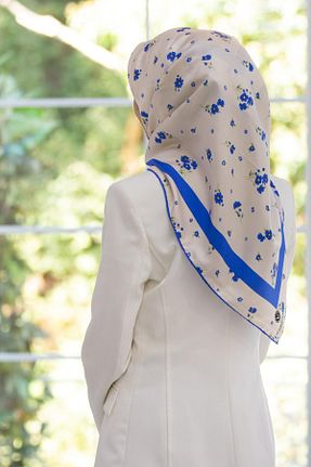 روسری سرمه ای İpek Tivil Vissona - کد 874915654