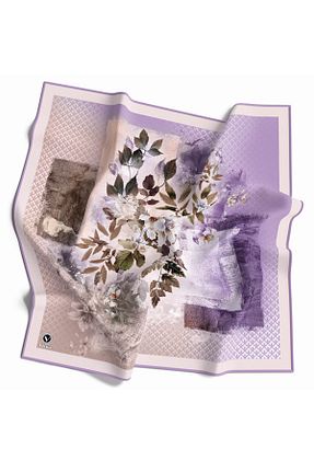 روسری بنفش پلی استر VİOLLA - کد 871394904