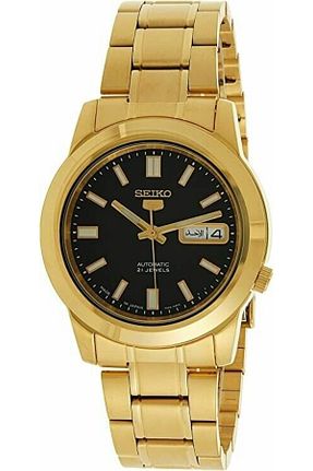 ساعت مچی طلائی مردانه 36-40 میلی متر Seiko - کد 750250394