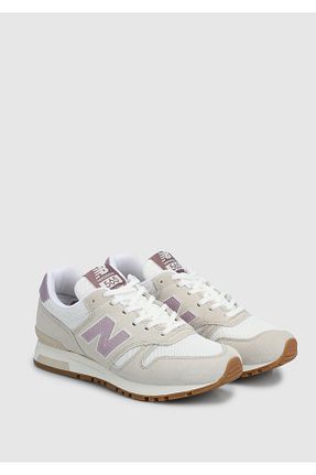 کفش اسنیکر بژ زنانه چرم اصل New Balance - کد 890173992