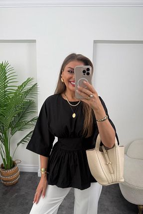 پیراهن مشکی زنانه رگولار lesclees - کد 937506842