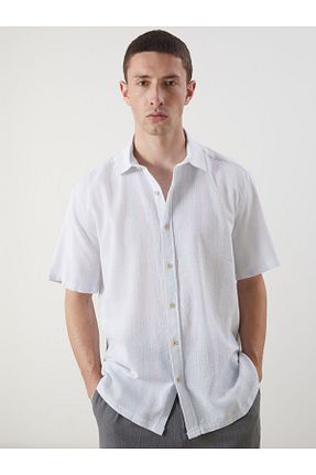 پیراهن رنگی مردانه یقه پیراهنی LC Waikiki - کد 941004061