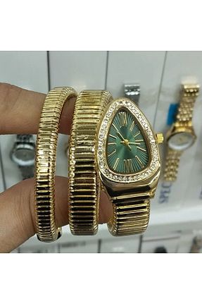 ساعت مچی سبز زنانه استل (فولاد) QUARTZ - کد 937503647