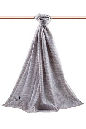 شال طوسی زنانه Medine İpeği Vissona - کد 932054875
