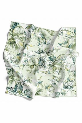 روسری سبز پلی استر VİOLLA - کد 886370774