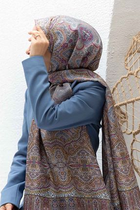 شال بژ زنانه Vissona - کد 917361293