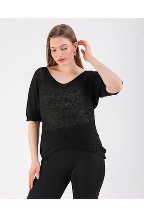 بلوز مشکی زنانه ساده SUMEF - کد 924300080