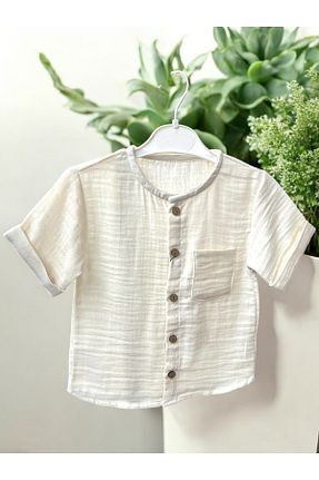 ست بالاتنه و پائین تنه قهوه ای بچه گانه بافتنی Baby Golden - کد 937543491
