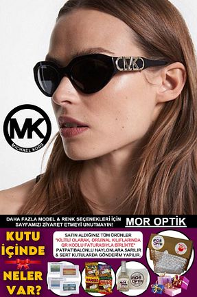 عینک آفتابی مشکی زنانه UV400 Michael Kors - کد 804023291