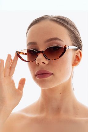 عینک آفتابی قهوه ای زنانه 50 REN EYEWEAR - کد 706170607