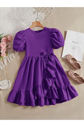 لباس بنفش بچه گانه بافتنی diloxe - کد 937576559