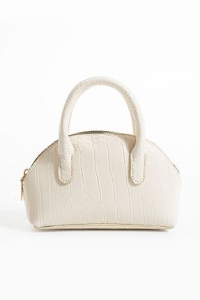 کیف دستی بژ زنانه چرم مصنوعی NBİBAGS - کد 931899809
