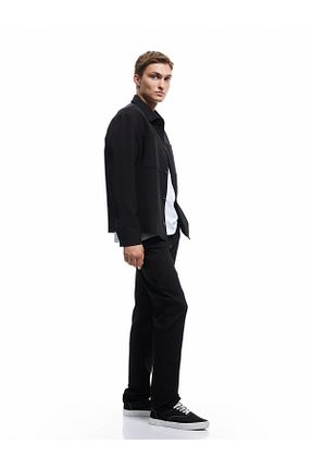 شلوار جین مشکی مردانه پاچه لوله تفنگی Koton - کد 883883789