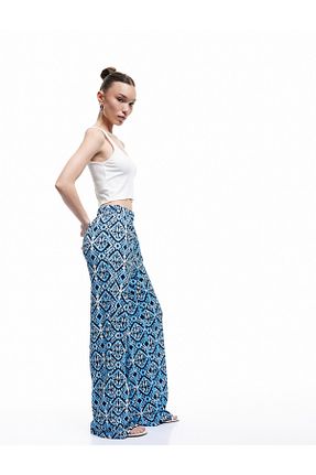 شلوار آبی زنانه پنبه ای Koton - کد 889614520
