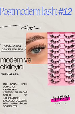 مژه مصنوعی Uzunluk alaraycosmetics - کد 927940371