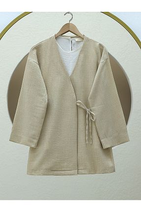 کت بژ زنانه رگولار Modamorfo - کد 937839638