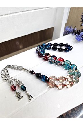 تسبیح رنگی کهربا Zikir Tesbih - کد 937621386