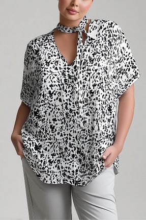 پیراهن سایز بزرگ مشکی زنانه سایز بزرگ Hanezza - کد 729276071