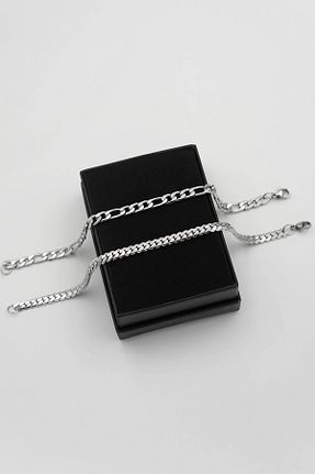 دستبند استیل (فولاد) مردانه استیل ضد زنگ TREND COLLECTİON - کد 937690561