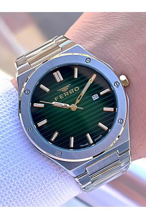 ساعت مچی طوسی مردانه 41-45 میلی متر FERRO - کد 928588685