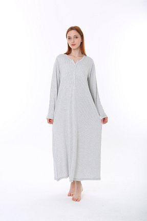 لباس شب سایز بزرگ طوسی زنانه گلدار Etoile - کد 683458814