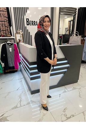 کت بلیزر مشکی زنانه بافتنی çınar özkan - کد 937708967