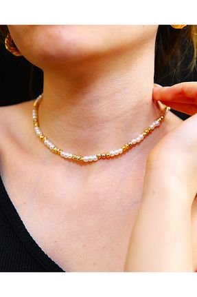 گردنبند مروارید سفید MARCİELO Accessories - کد 937704540