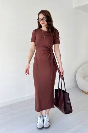 لباس قهوه ای زنانه بافتنی TrendyFashion - کد 931253858