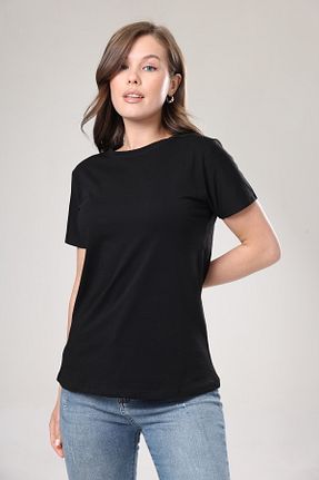 تیشرت مشکی زنانه Relaxed Tight Lady - کد 743970333