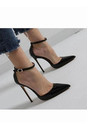 کفش استایلیتو مشکی پاشنه نازک LACCE-UP - کد 938032638