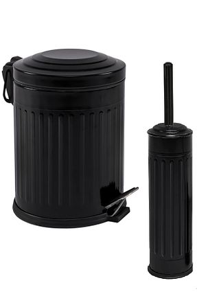 ست حمام مشکی فلزی coverest - کد 689421874