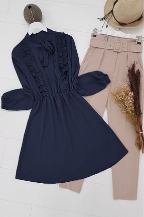 تونیک حجاب رنگی زنانه بافتنی HİJABAYA - کد 938012729