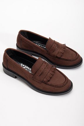 کفش لوفر قهوه ای زنانه چرم مصنوعی Entella Store - کد 938058736