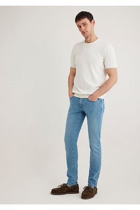 شلوار جین آبی مردانه پاچه تنگ Mavi - کد 851567549