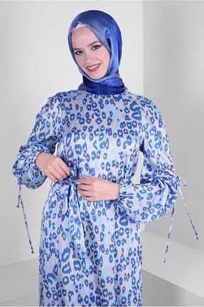 شال سرمه ای زنانه پلی استر Alvina - کد 801706708