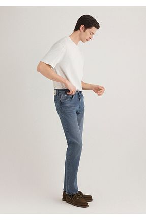 شلوار جین طوسی مردانه پاچه تنگ Mavi - کد 901401036