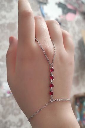 دستبند استیل (فولاد) سفید زنانه استیل ضد زنگ Birmem - کد 929382728